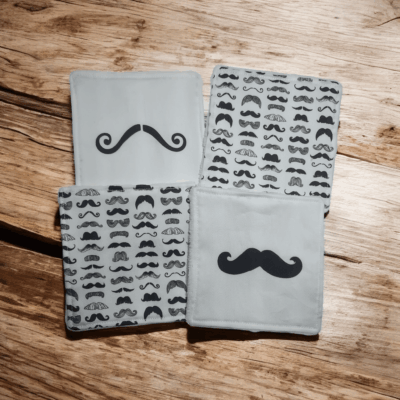 Lingettes Lavables pour Homme - Élégance et Soin au Naturel