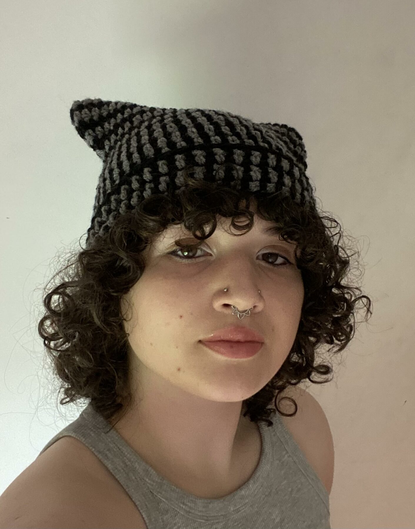 Bonnet laine à oreilles de chat – Image 2