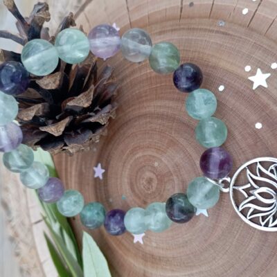 🌿Bracelet en fluorine: Concentration-étude-mémoire 🌿