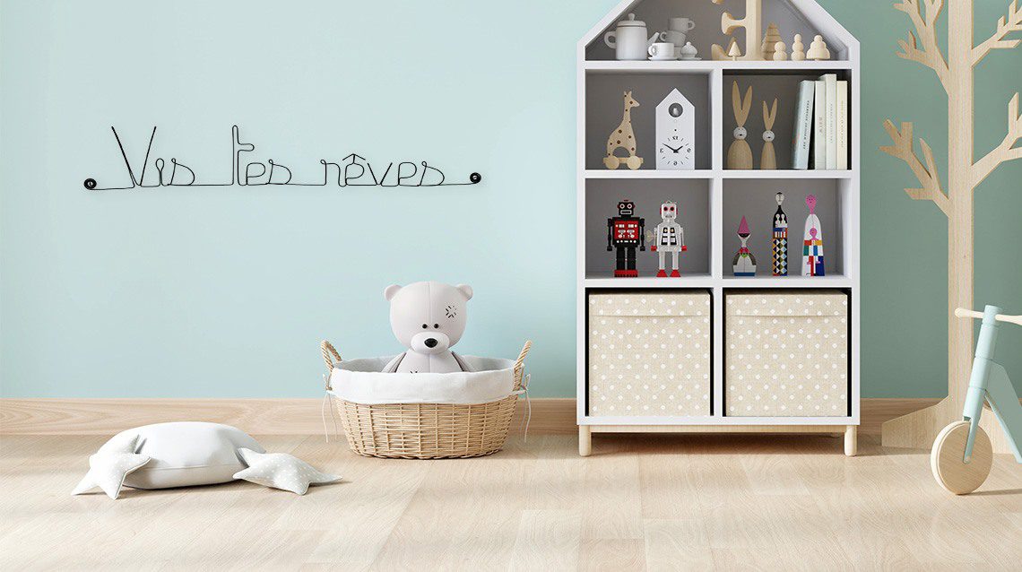 Décoration Murale en Fil de Fer "Vis tes rêves" - à punaiser - Bijoux de Mur – Image 2