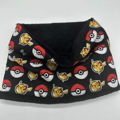 Snood enfant polaire motifs Pokémon - Ateliersdisa