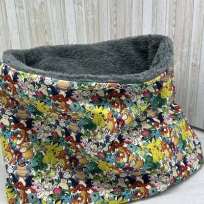 Snood enfant Pokémon doublé coton ou polaire - tour de cou 2 à 12 ans - Ateliersdisa