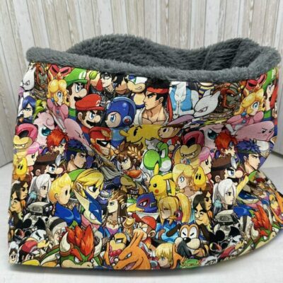 Snood garçon motifs Pokémon, personnages jeux Nintendo en polaire ou coton - Ateliersdisa