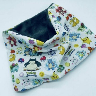 Snood garçon motifs Pokémon en polaire ou coton - Ateliersdisa