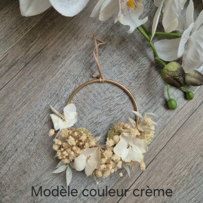 Boule de Noël fleurs séchées