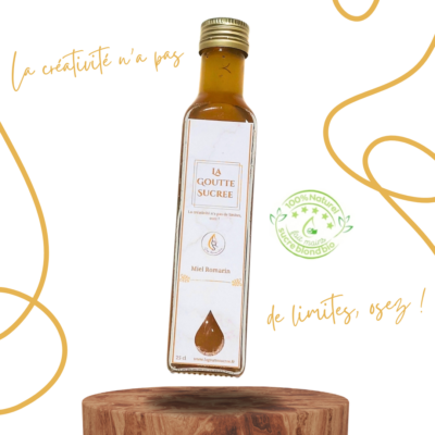 Sirop naturel artisanal de Miel Romarin | La Goutte de Miel Romarin | 250ml