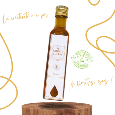 Sirop naturel artisanal de Fleur de Sureau | La Goutte de Fleur de Sureau | 250ml