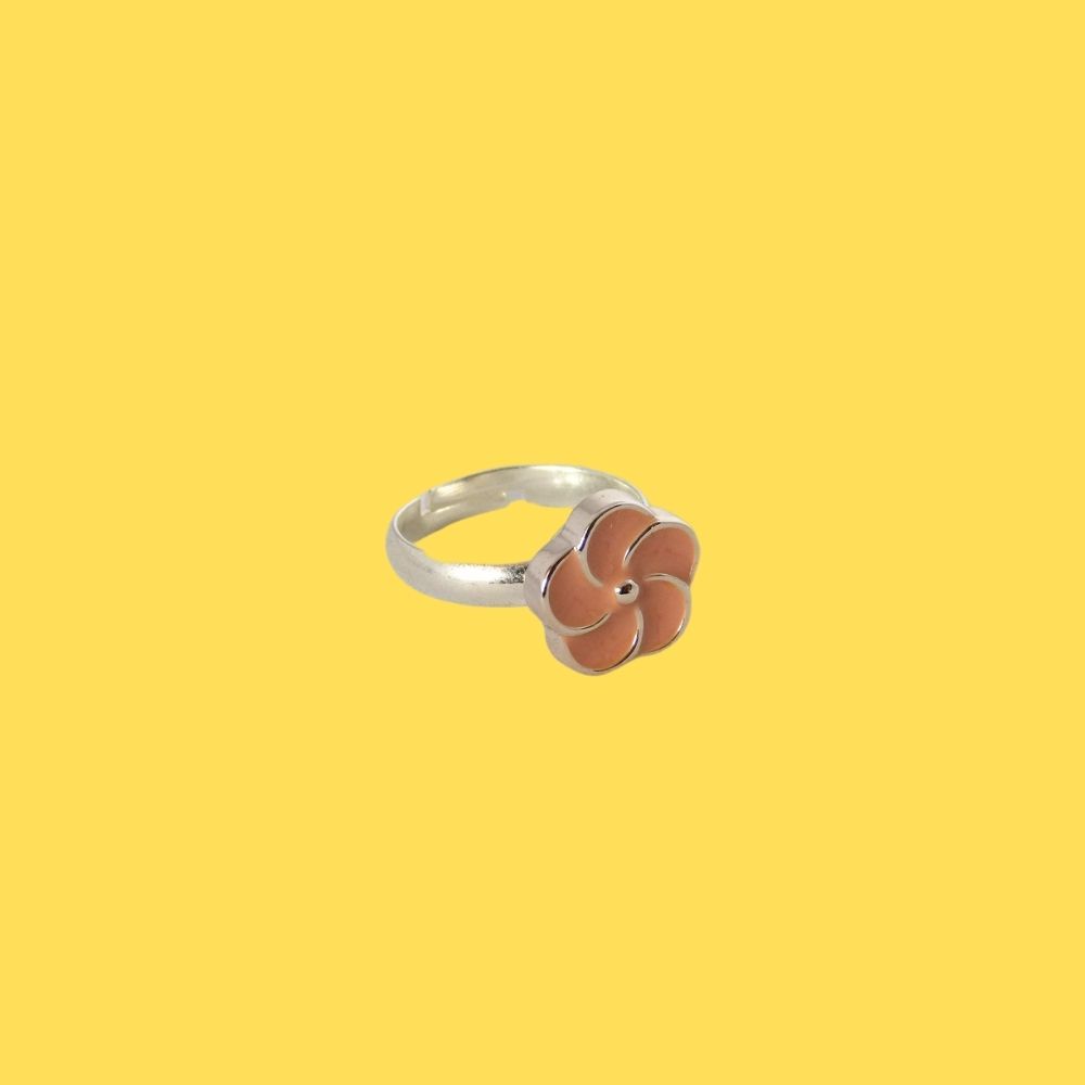 Bague Enfant Fleur Rose – Image 3