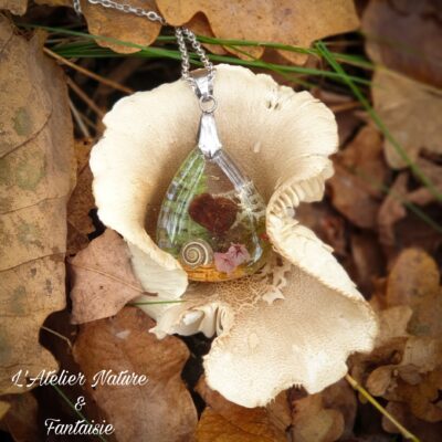 Collier artisanal "Petite Forêt" - Made in France