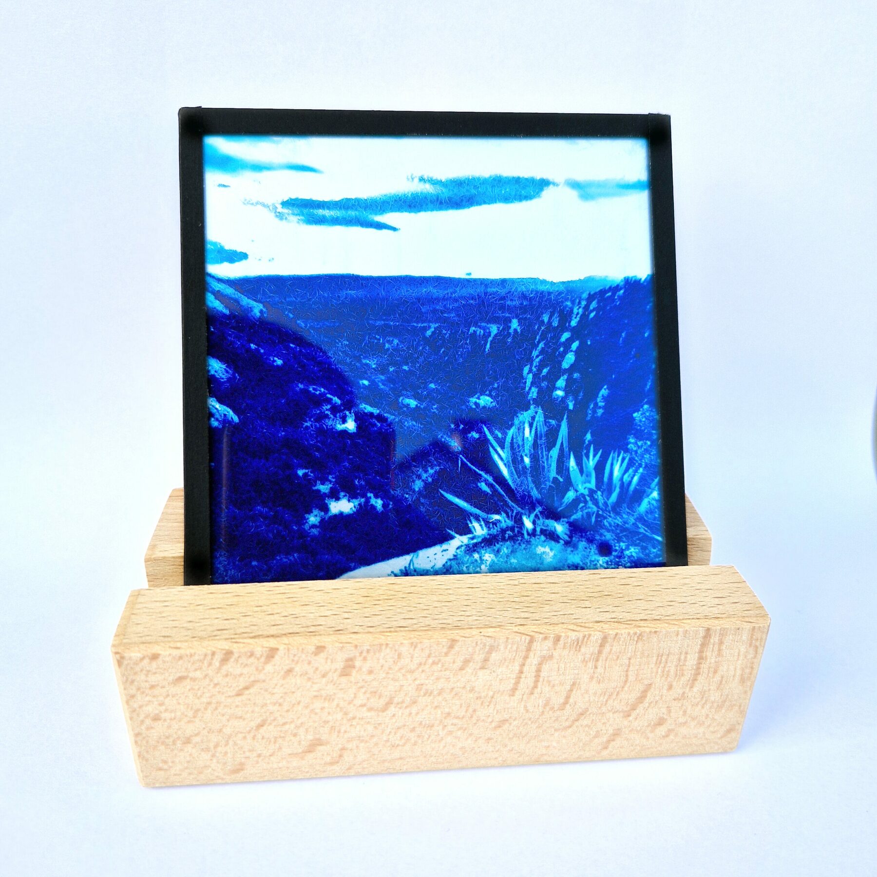 Cyanotype sur Verre - carretera de agua barcelona 01