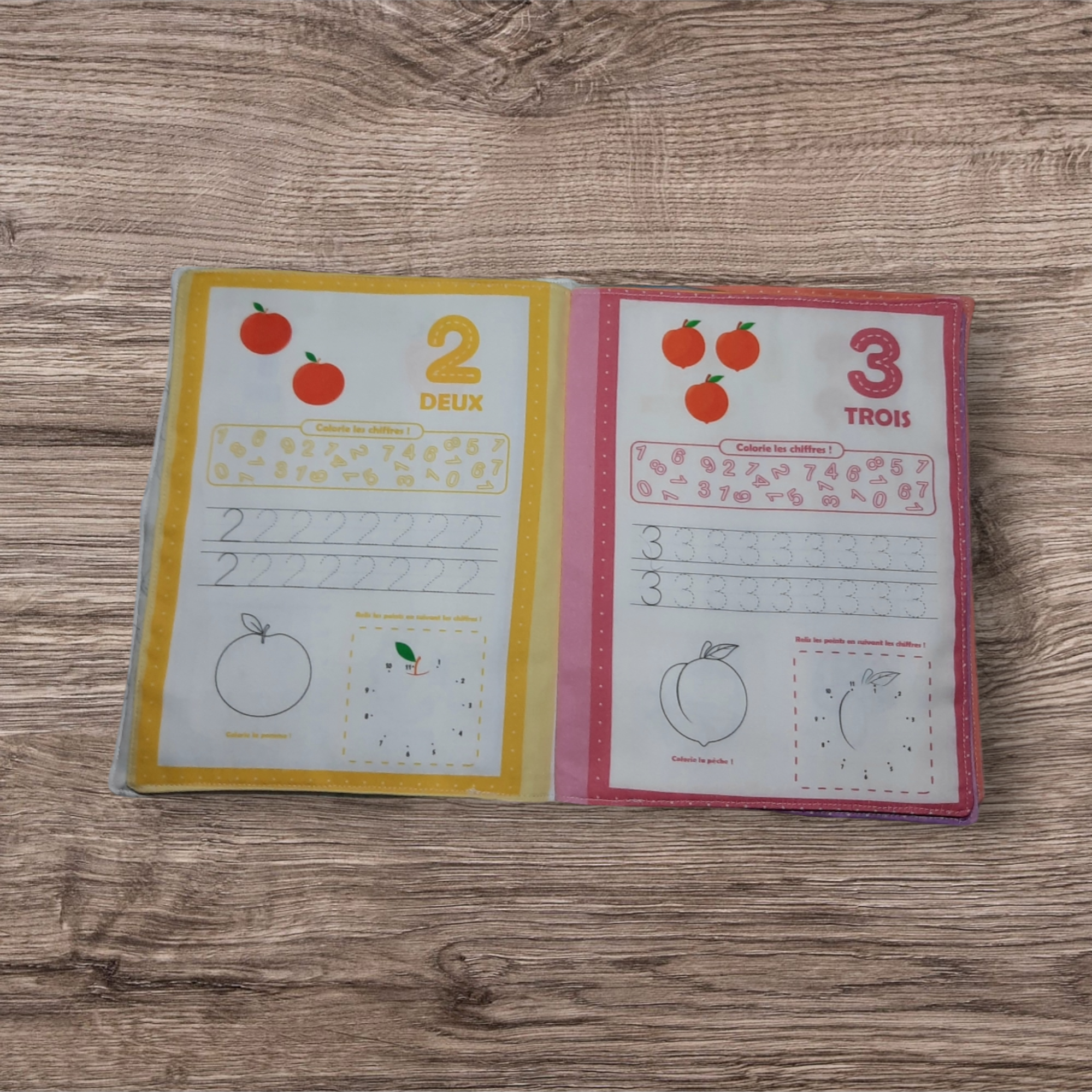 Cahier de Travail Réutilisable : Apprendre à Écrire les Chiffres avec des Fruits – Image 3