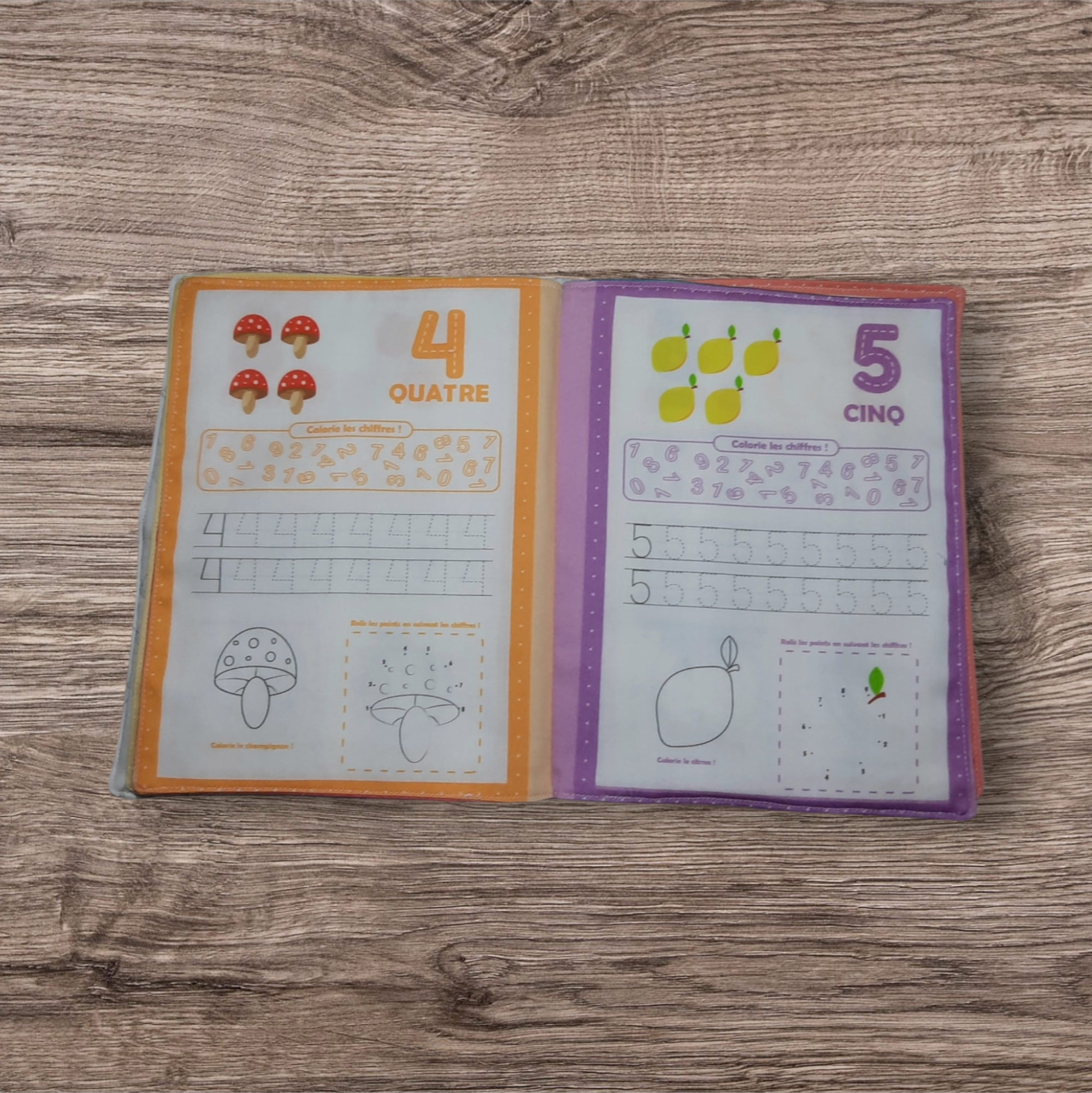 Cahier de Travail Réutilisable : Apprendre à Écrire les Chiffres avec des Fruits – Image 4