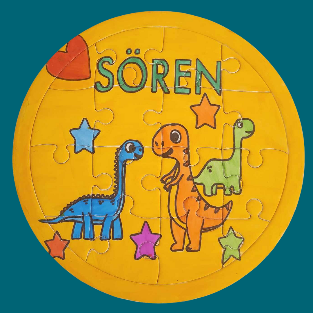 Puzzle personnalisé, idée cadeau, cadeau enfant, artisanat france, fait-main – Image 3