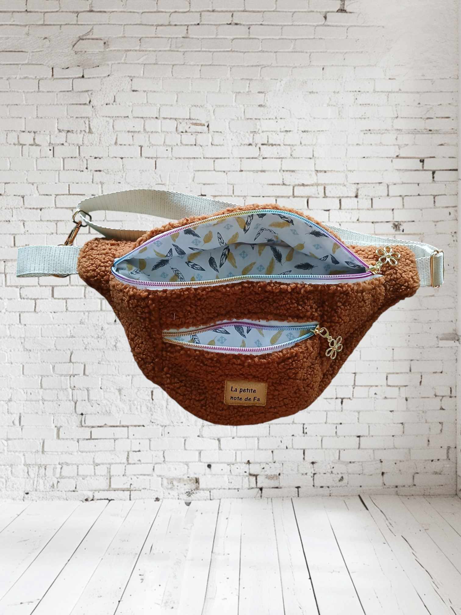 Sac banane cocooning camel – Image 3