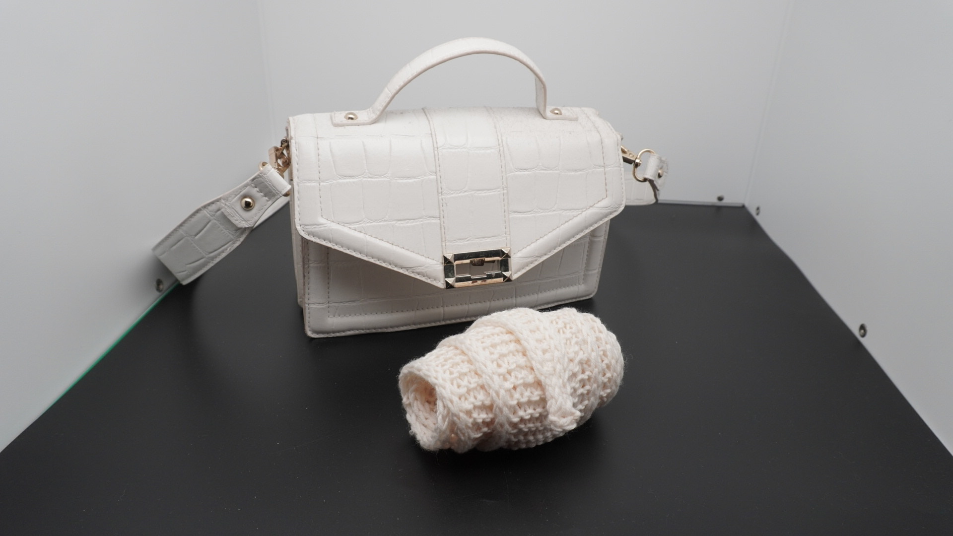 Echarpe laine à mettre dans le sac – Image 3