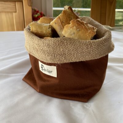 Panière à pain Jute/Marron