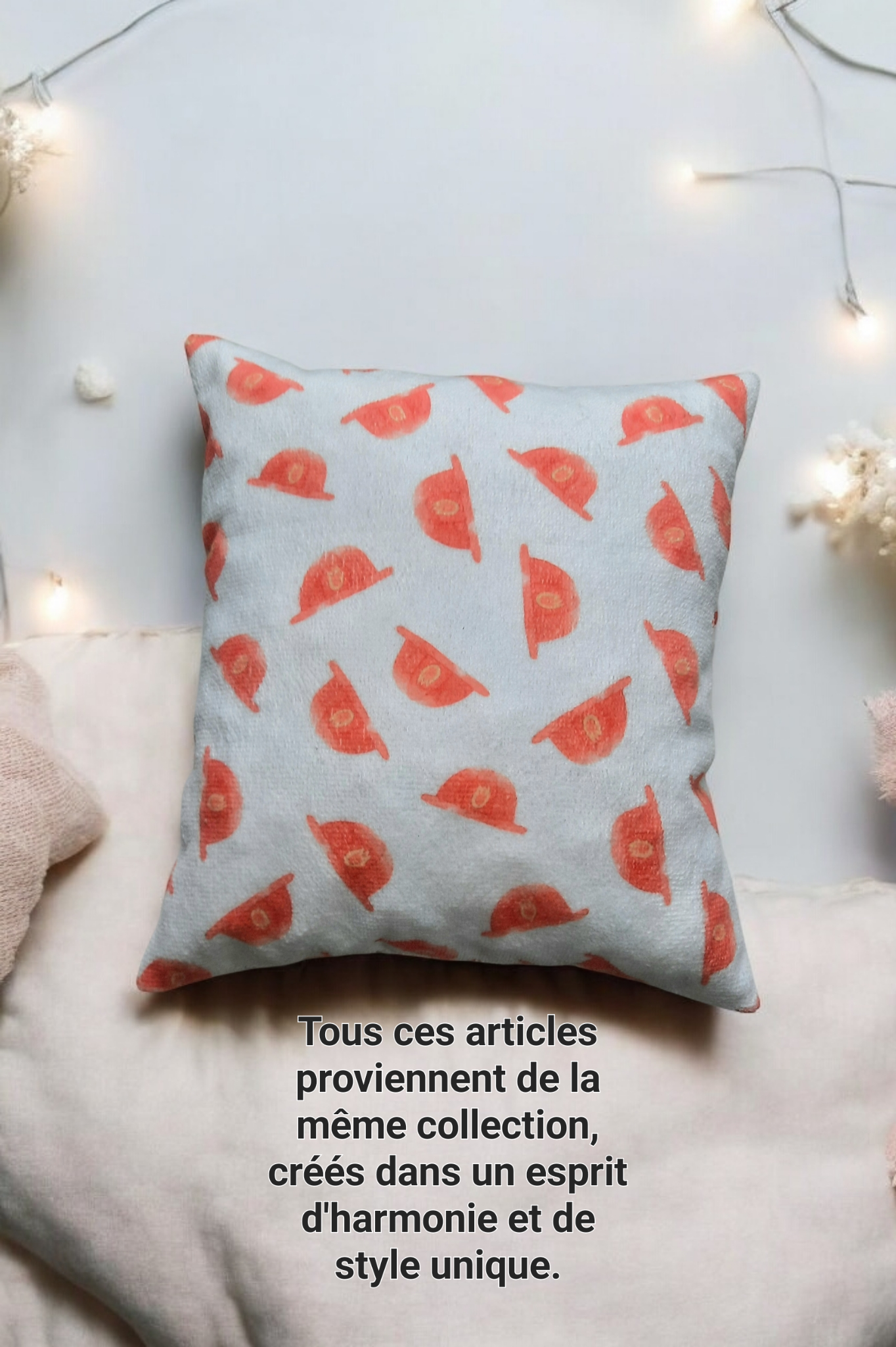 Bavoir Bandana Réversible 0-6 mois – Motif Pompier – Fait Main en Bambou & Coton Oeko-Tex – Image 4