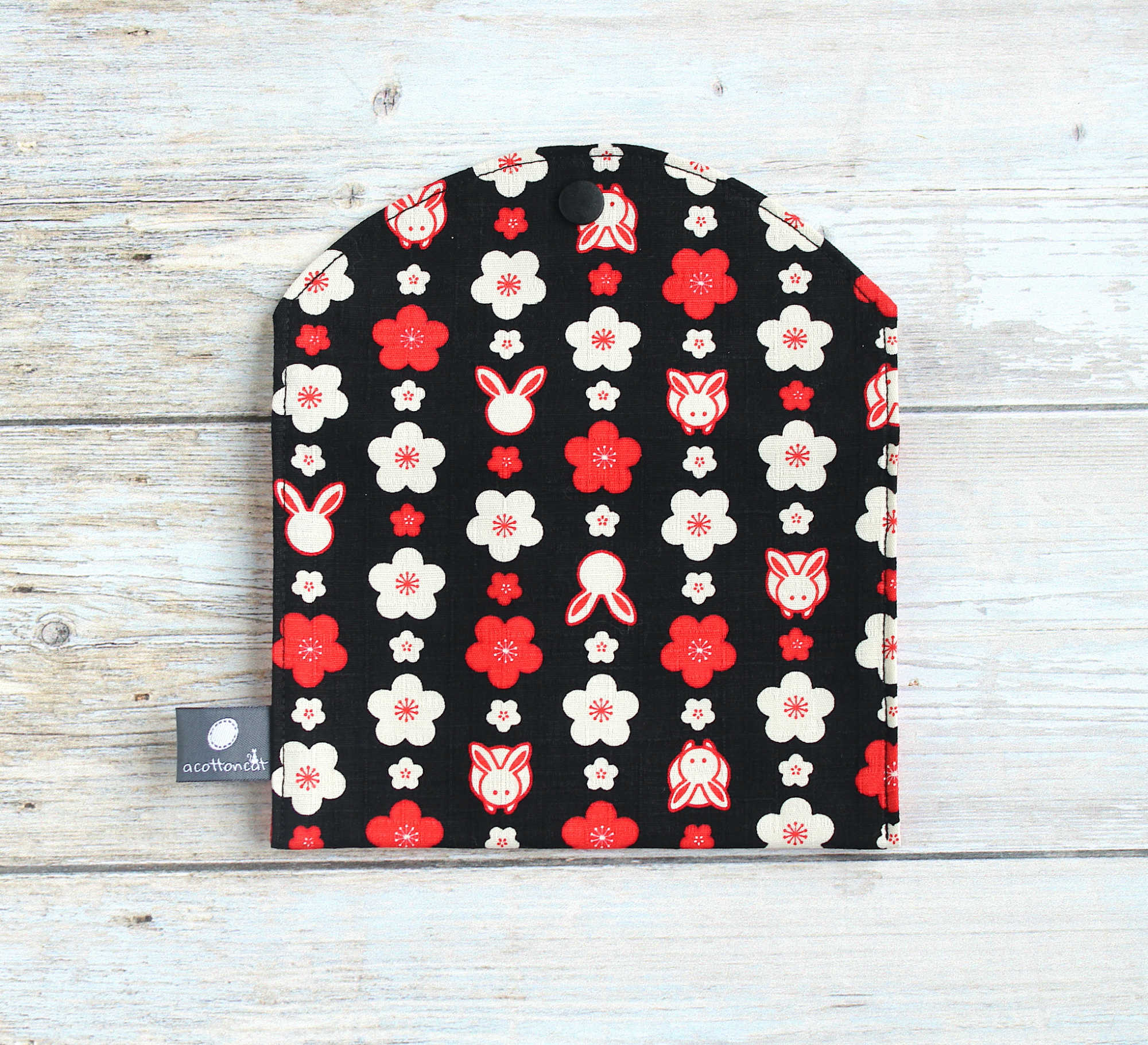 Portefeuille tissu japonais, porte passeports, trousse plate clip, pochette multi poches – Image 6