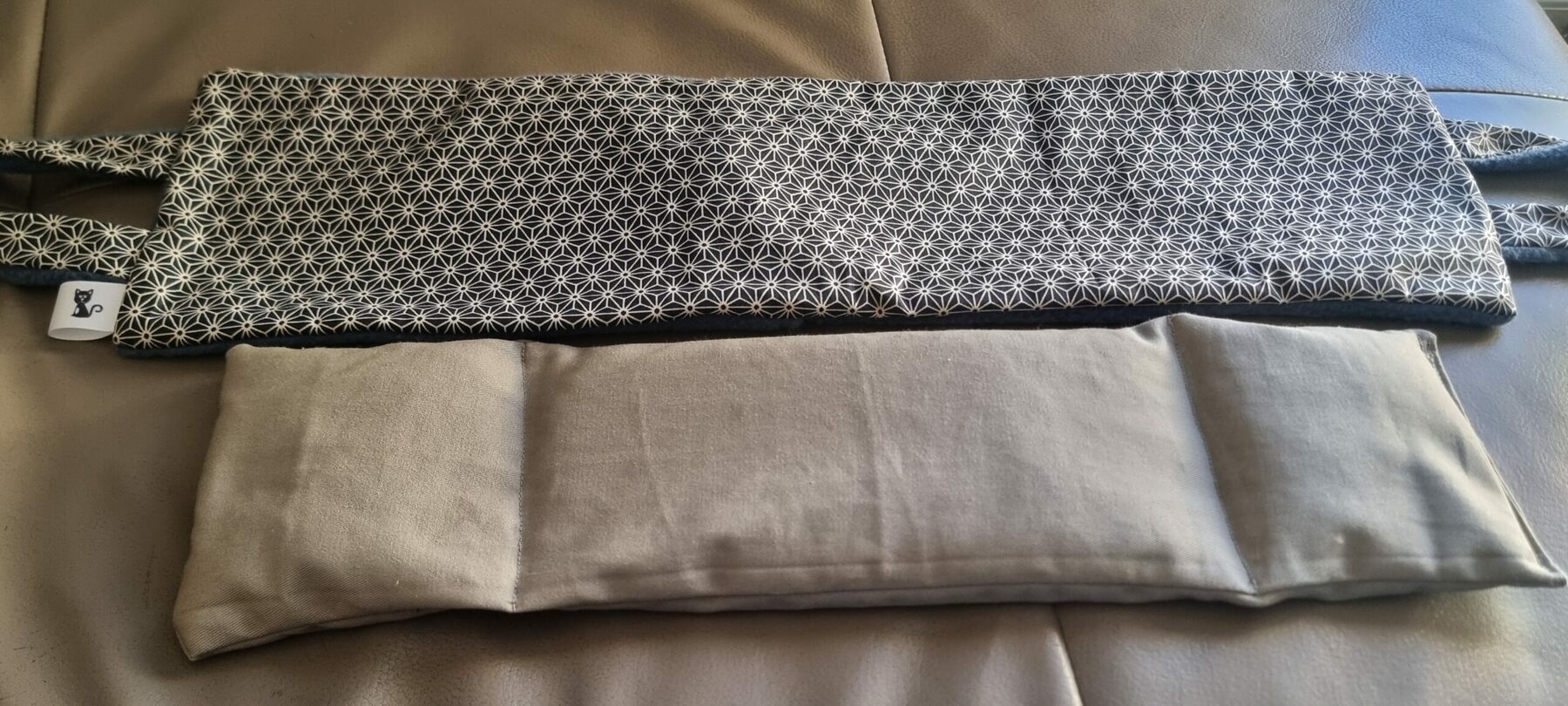 Bouillotte sèche à 3 compartiments NOIR et GRIS – Image 4