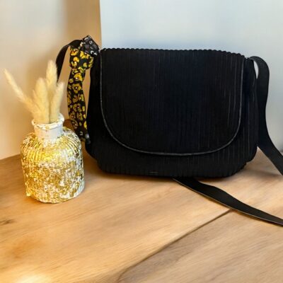 Mini sac "P'tite Poulette" Noir – L'élégance compacte et pratique