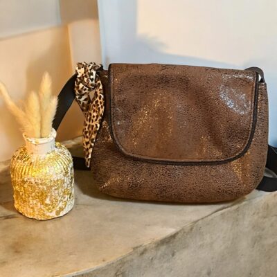 Mini sac "P'tite Poulette" Chocolat – L'élégance compacte et pratique
