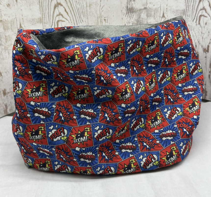 snood garcon motifs Spiderman Marvel Avengers doublure polaire ou coton -Ateliersdisa