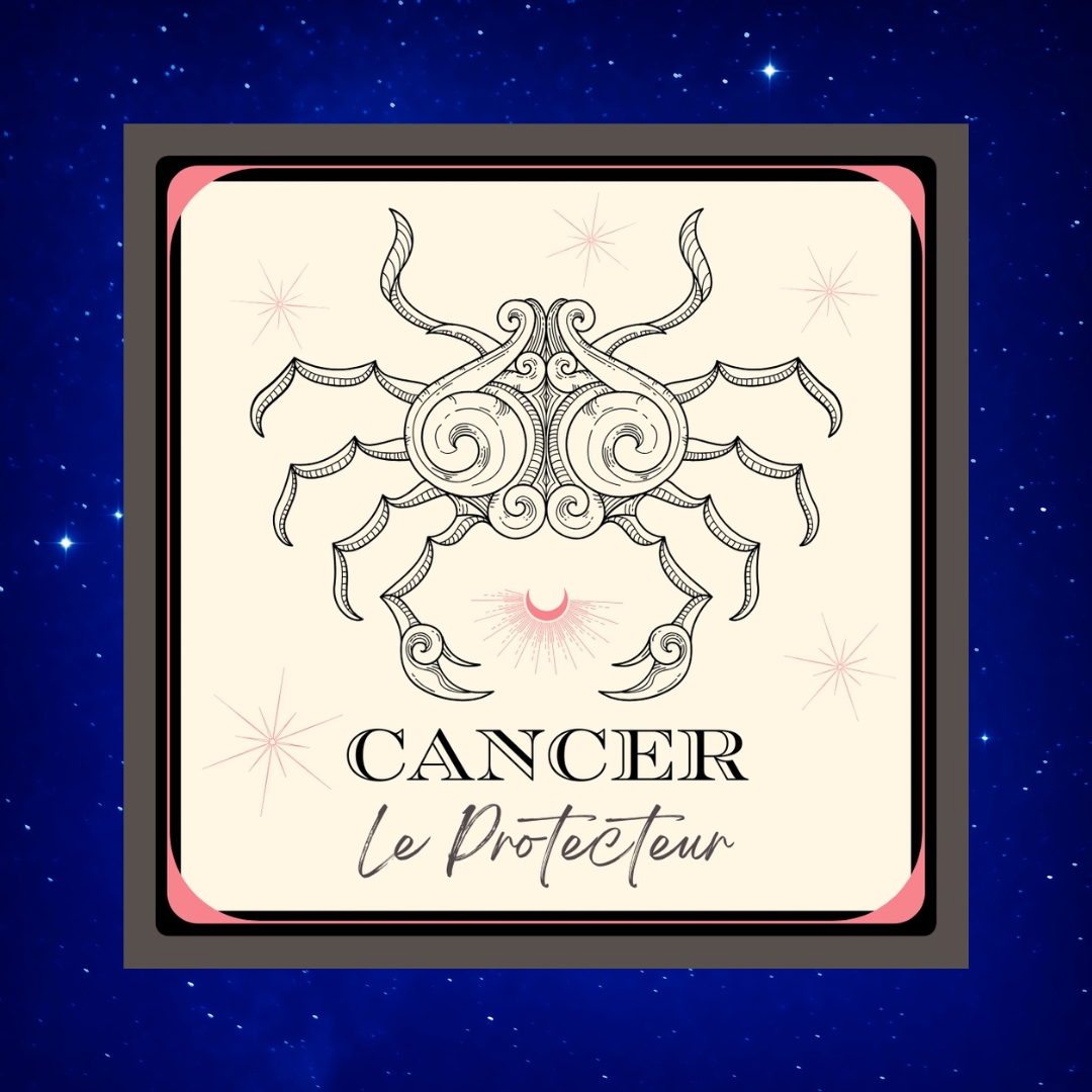 Etiquette Bougie Astrologique Cancer
