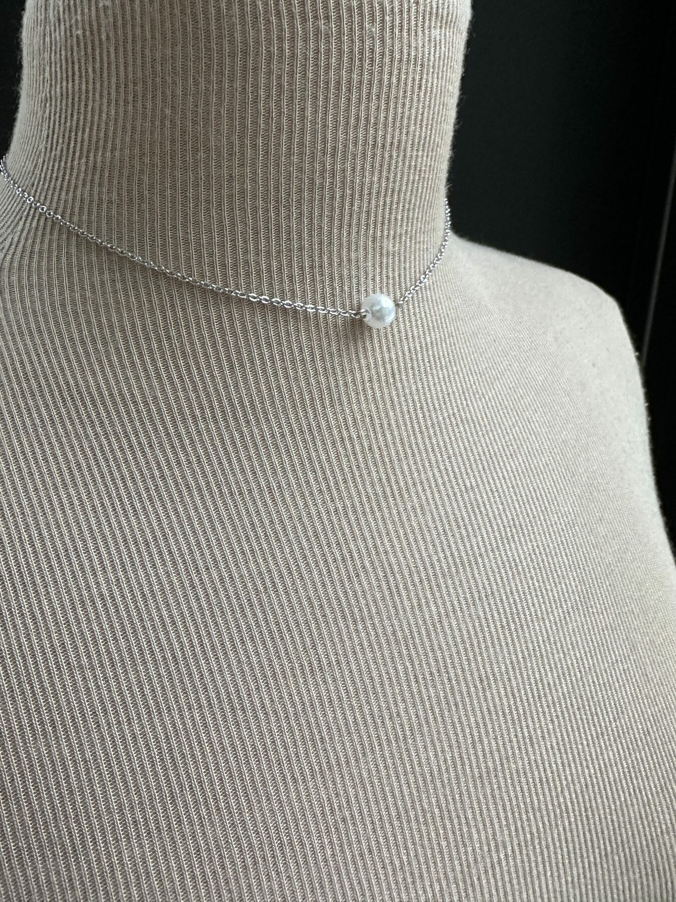 Collier dos mariée strass, cristal, perles … collier dos unique, création sur mesure selon vos envies - Ateliersdisa – Image 2