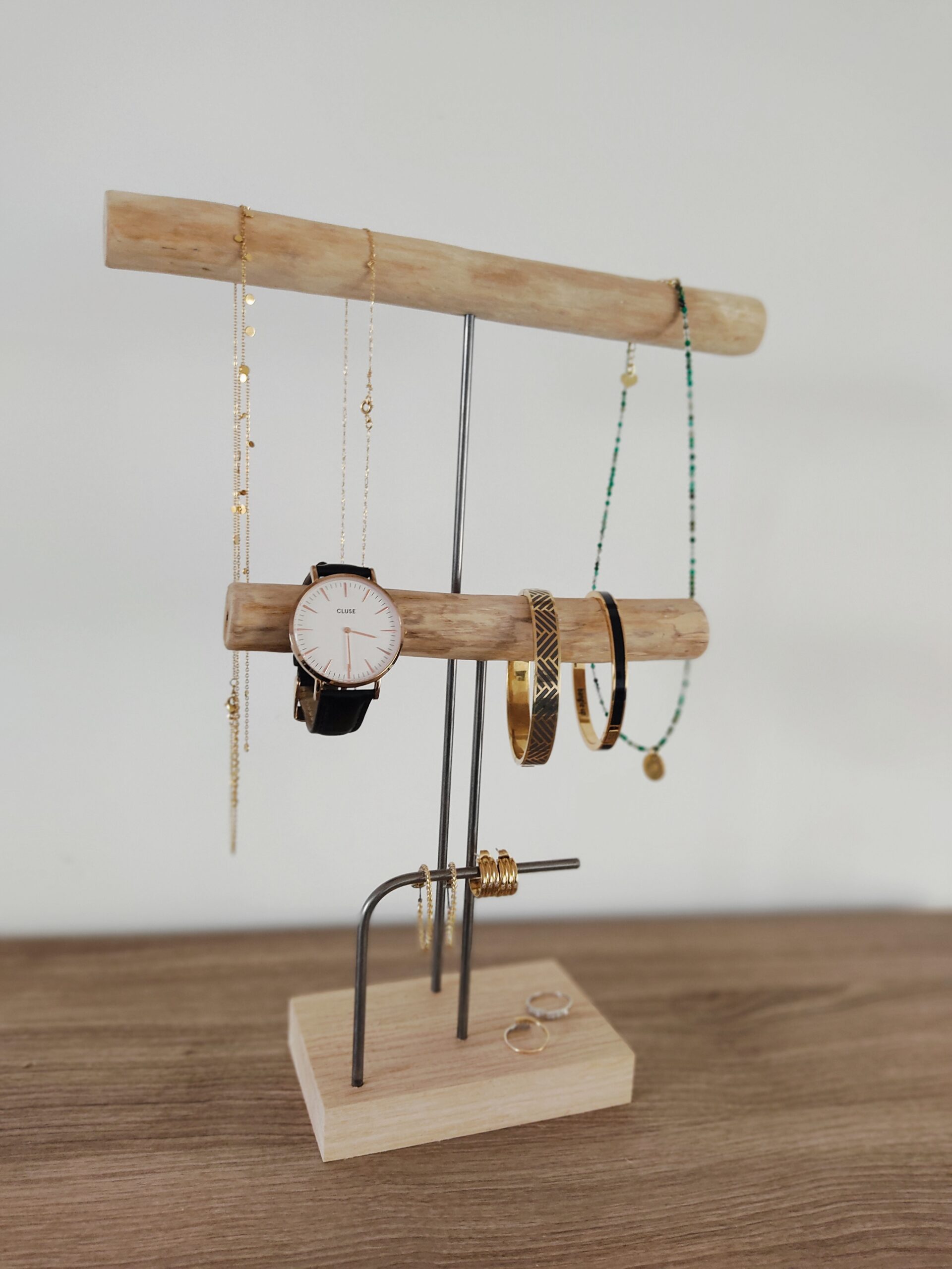 Porte-Bijoux Élégant en Bois, cadeau Noël femme – Image 6