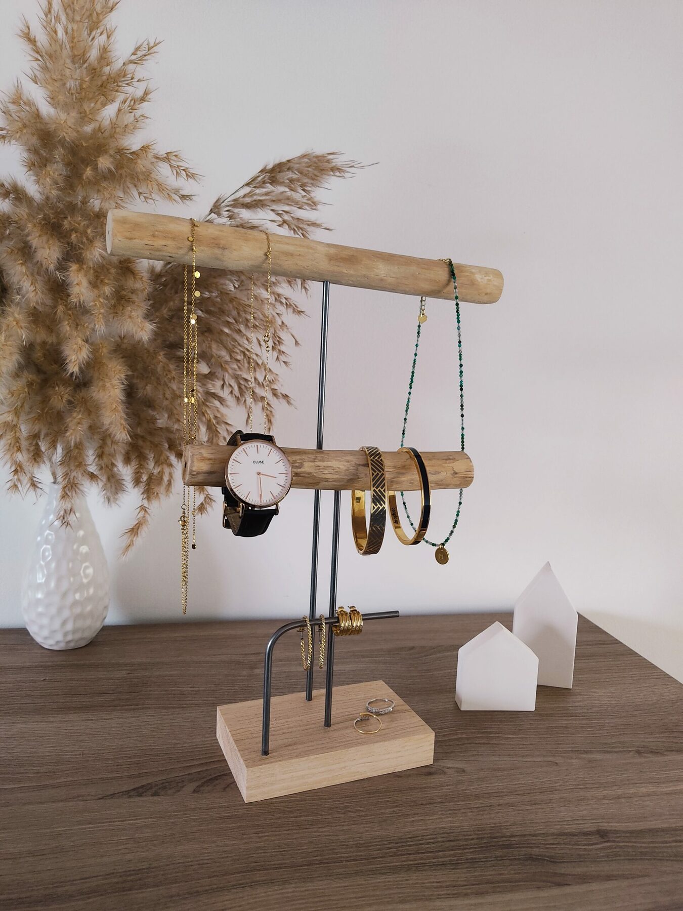 Porte-Bijoux Élégant en Bois, cadeau Noël femme – Image 5