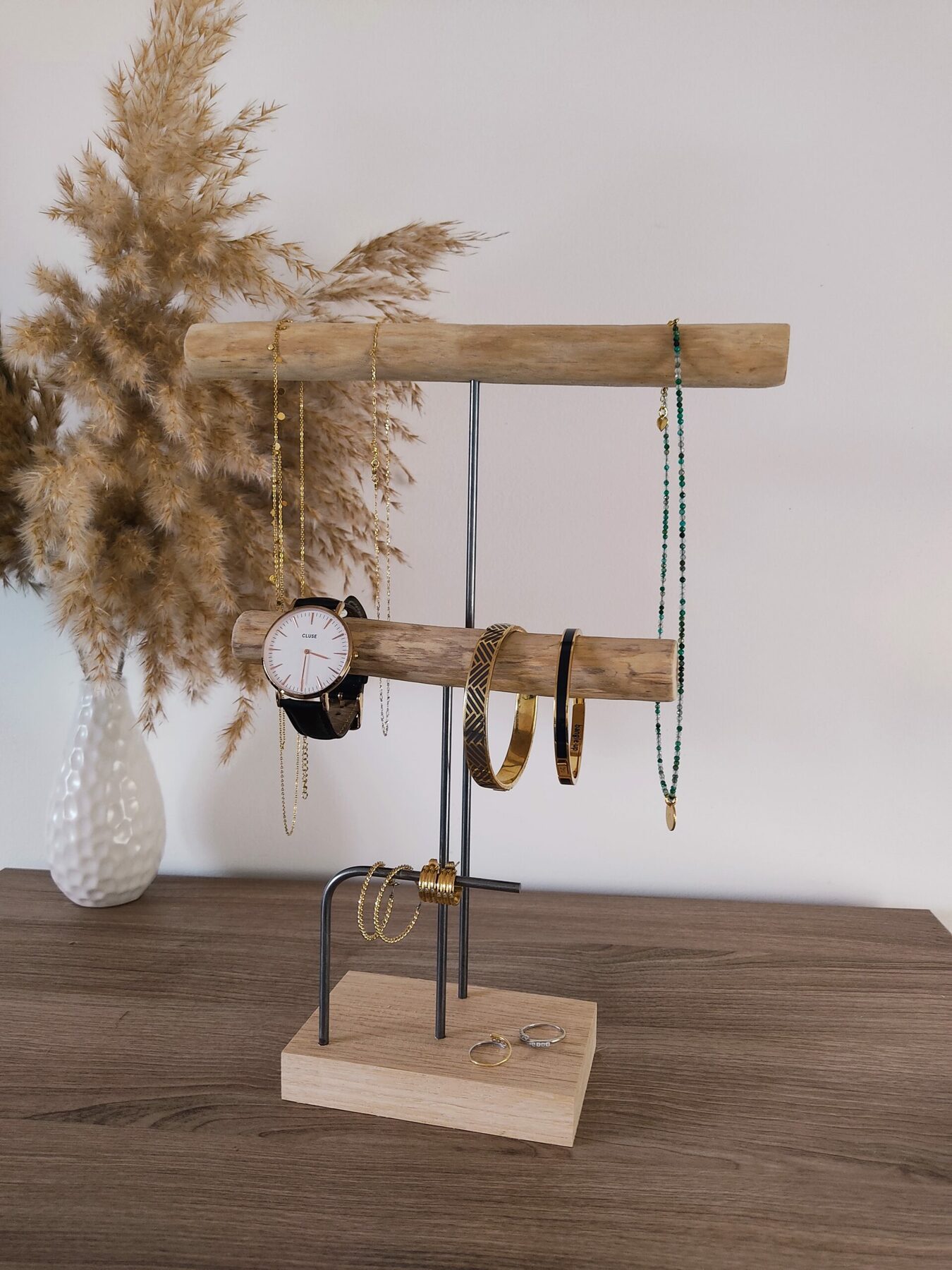 Porte-Bijoux Élégant en Bois, cadeau Noël femme – Image 4