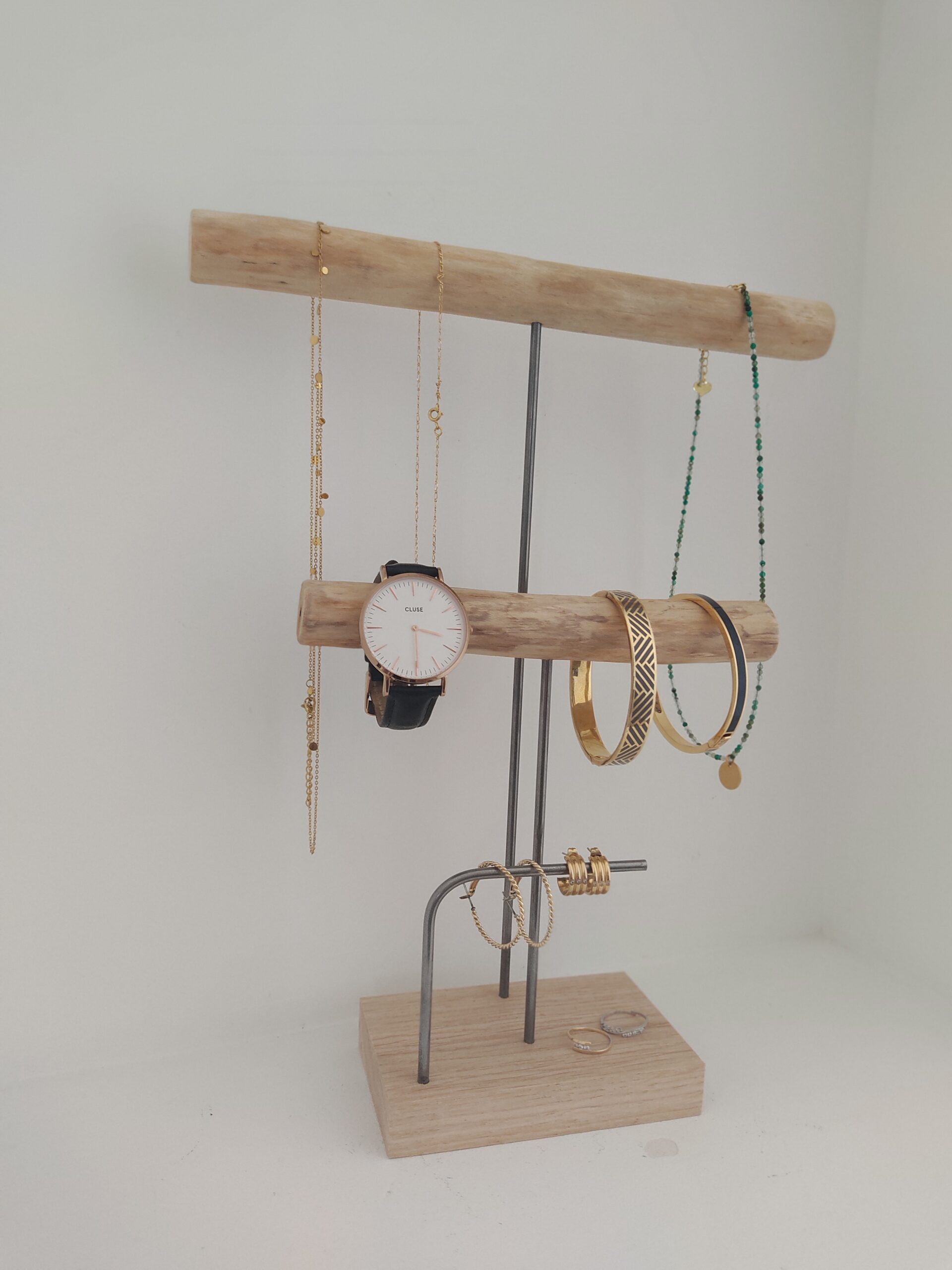 Porte-Bijoux Élégant en Bois, cadeau Noël femme – Image 2