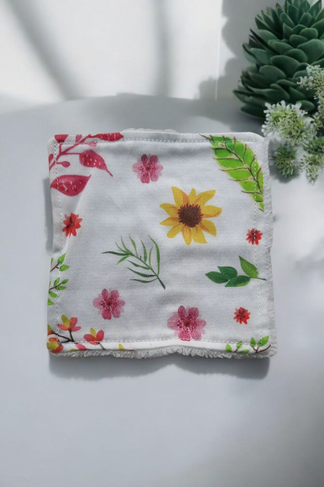 Lot de 4 lingettes démaquillantes lavables – "La plus géniale des mamans" | Cadeau fête des mères – Image 4