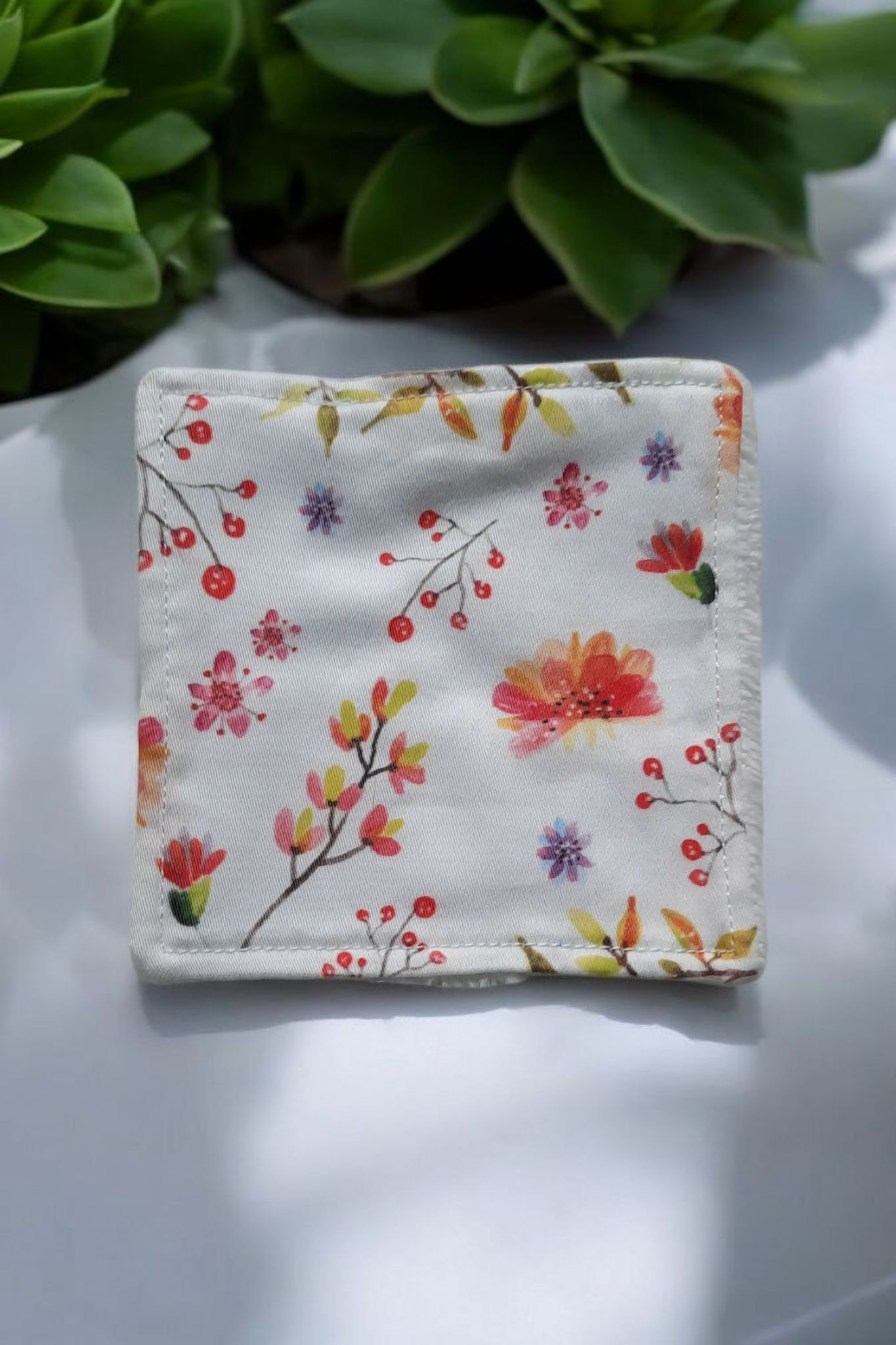 Lot de 4 lingettes démaquillantes lavables – "La plus géniale des mamans" | Cadeau fête des mères – Image 2