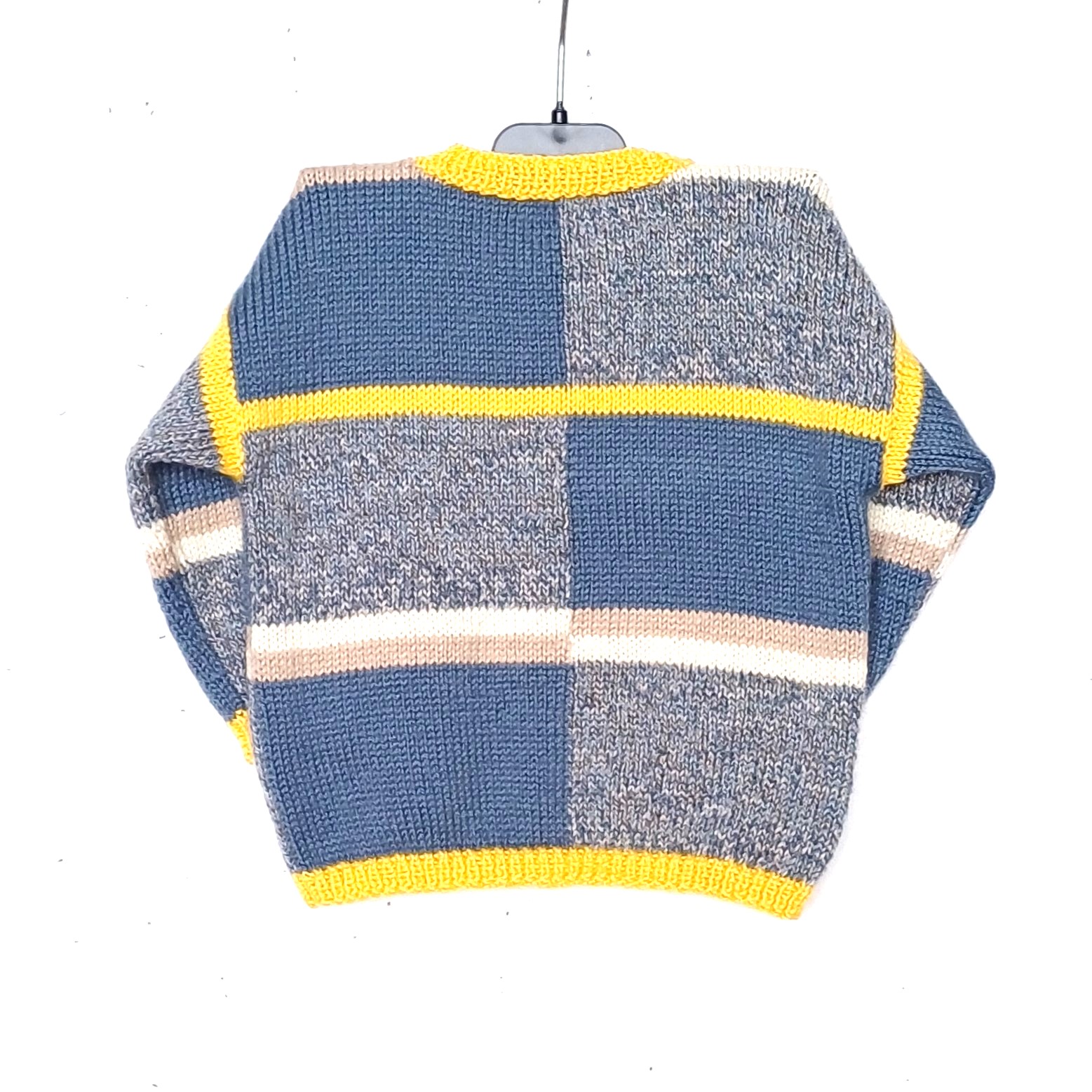 Gilet tricot bébé, fait main, taille 1 an – Image 2