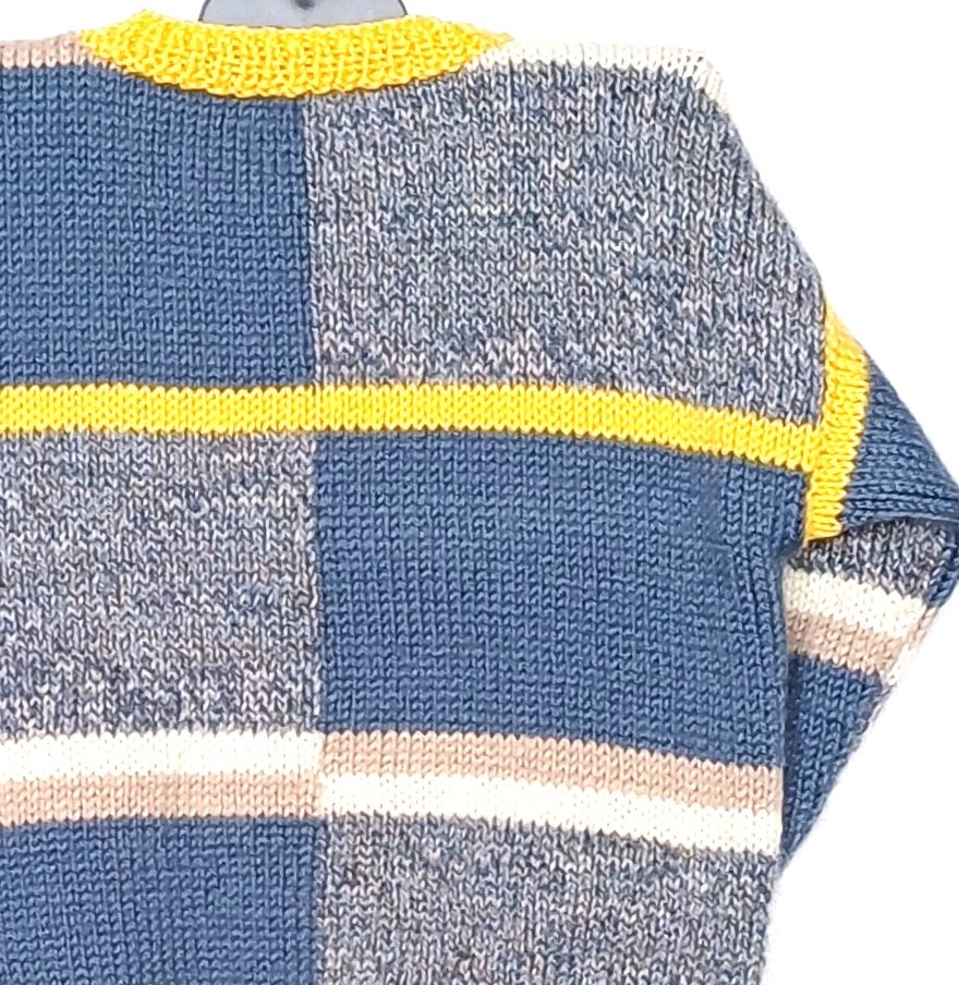Gilet tricot bébé, fait main, taille 1 an – Image 4