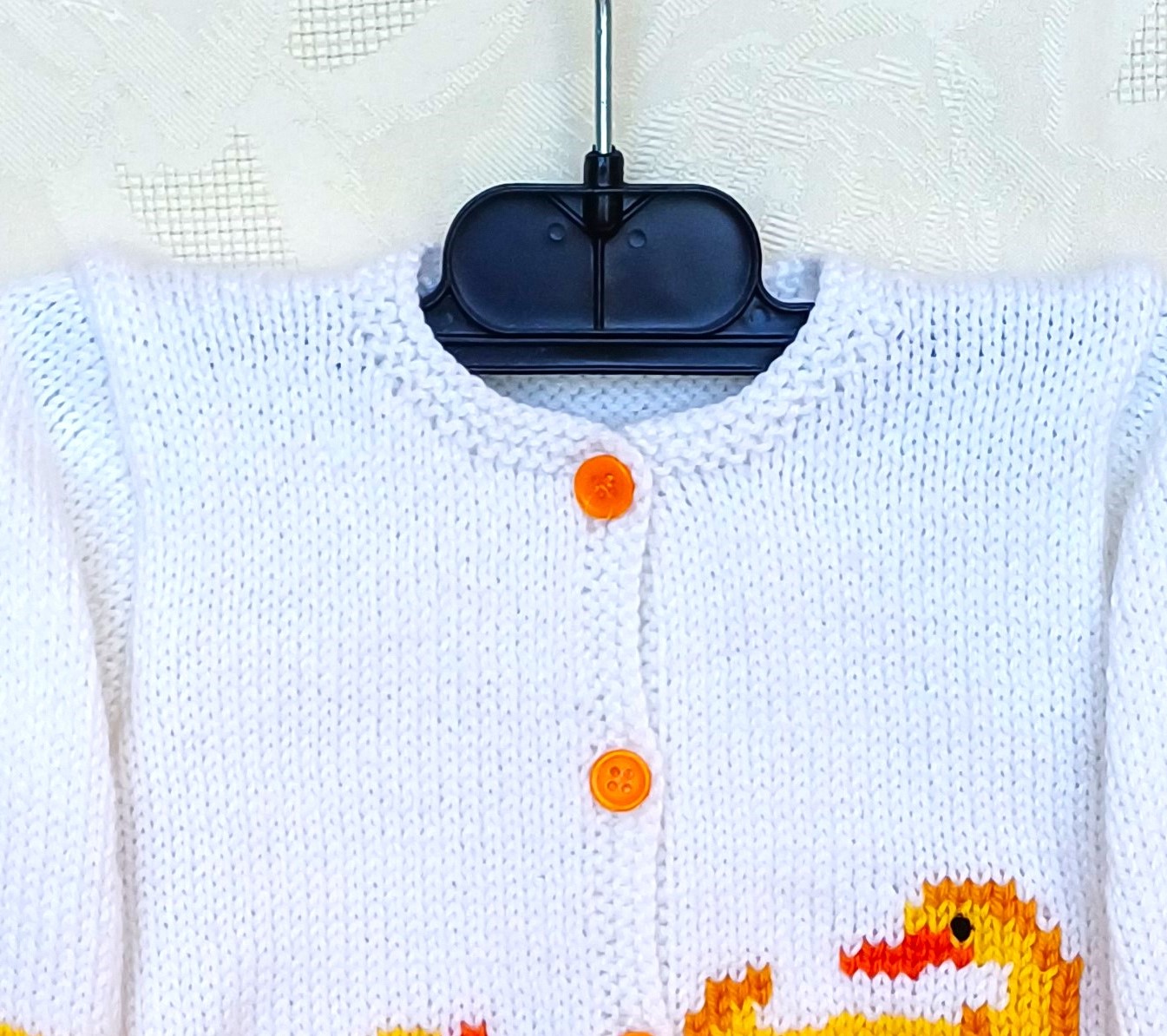 Ensemble tricot bébé, naissance 1 mois, layette tricot main – Image 3