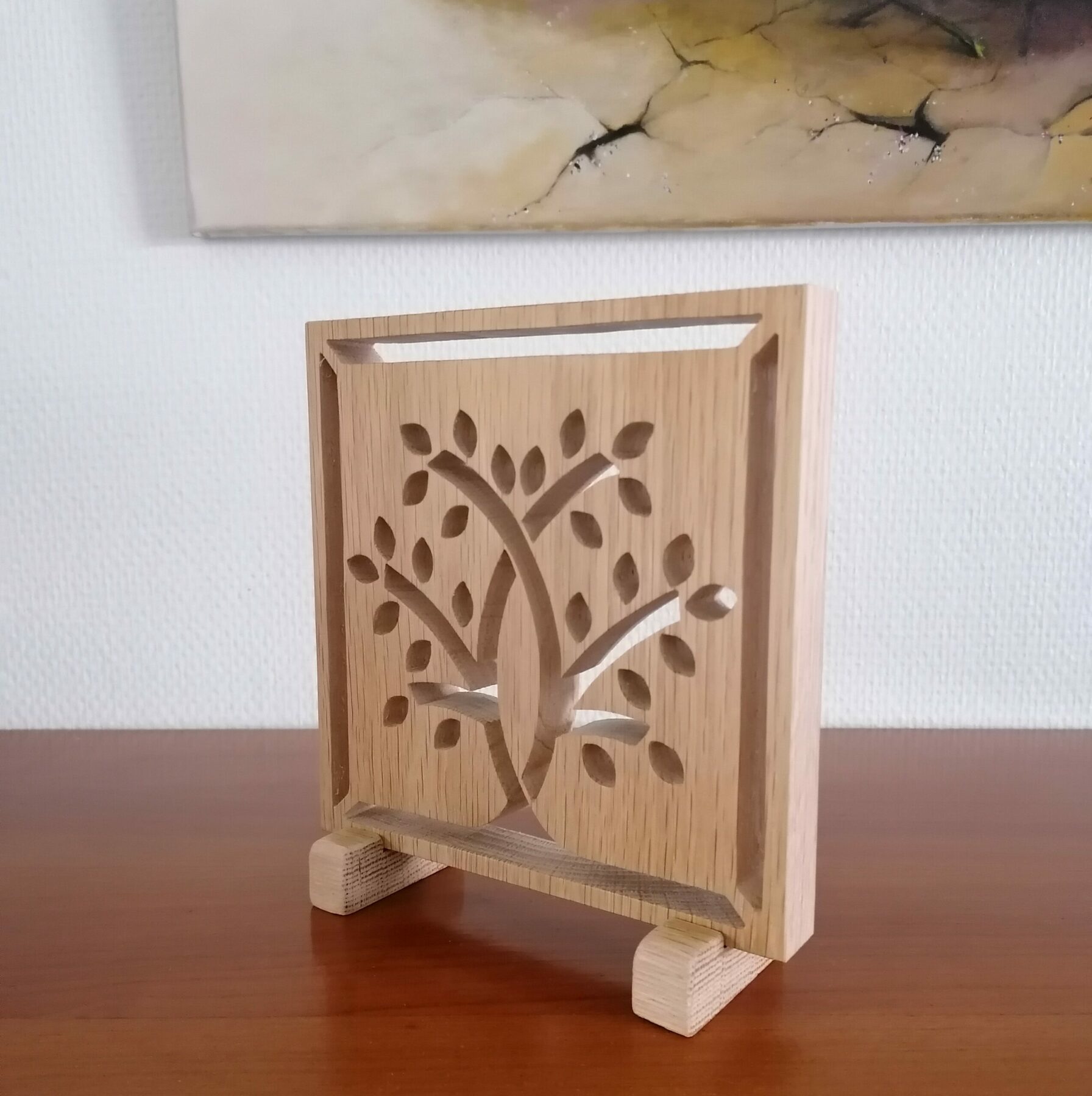 Arbre de vie en chêne, avec piètement amovible. – Image 4