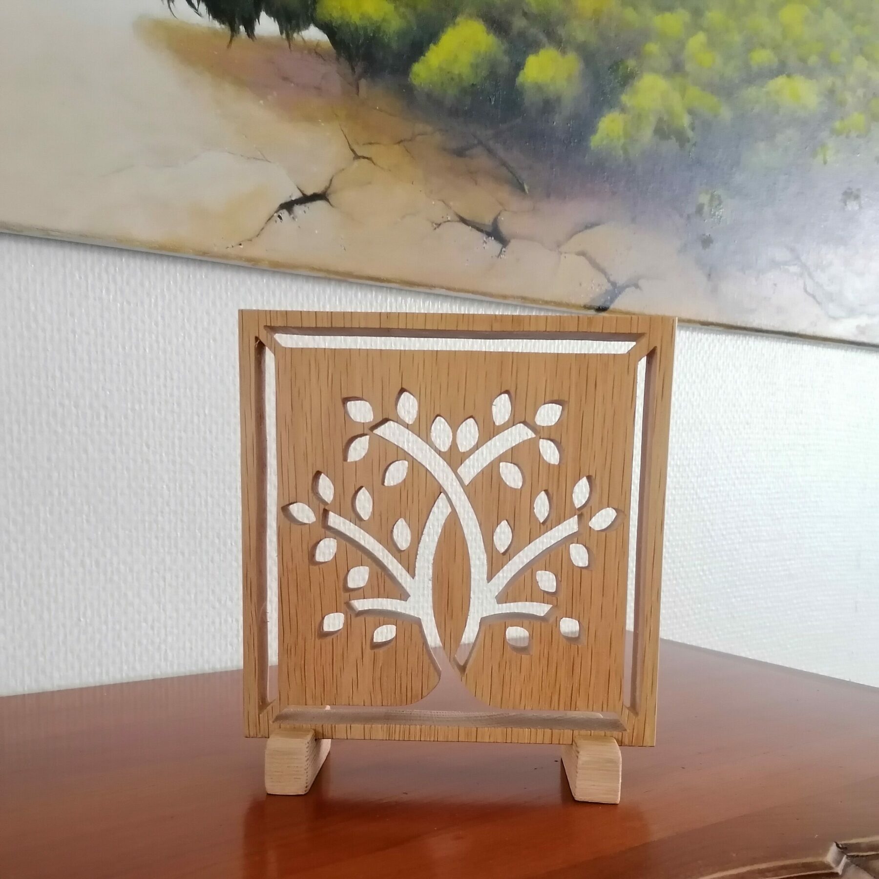 Arbre de vie en chêne, avec piètement amovible. – Image 3