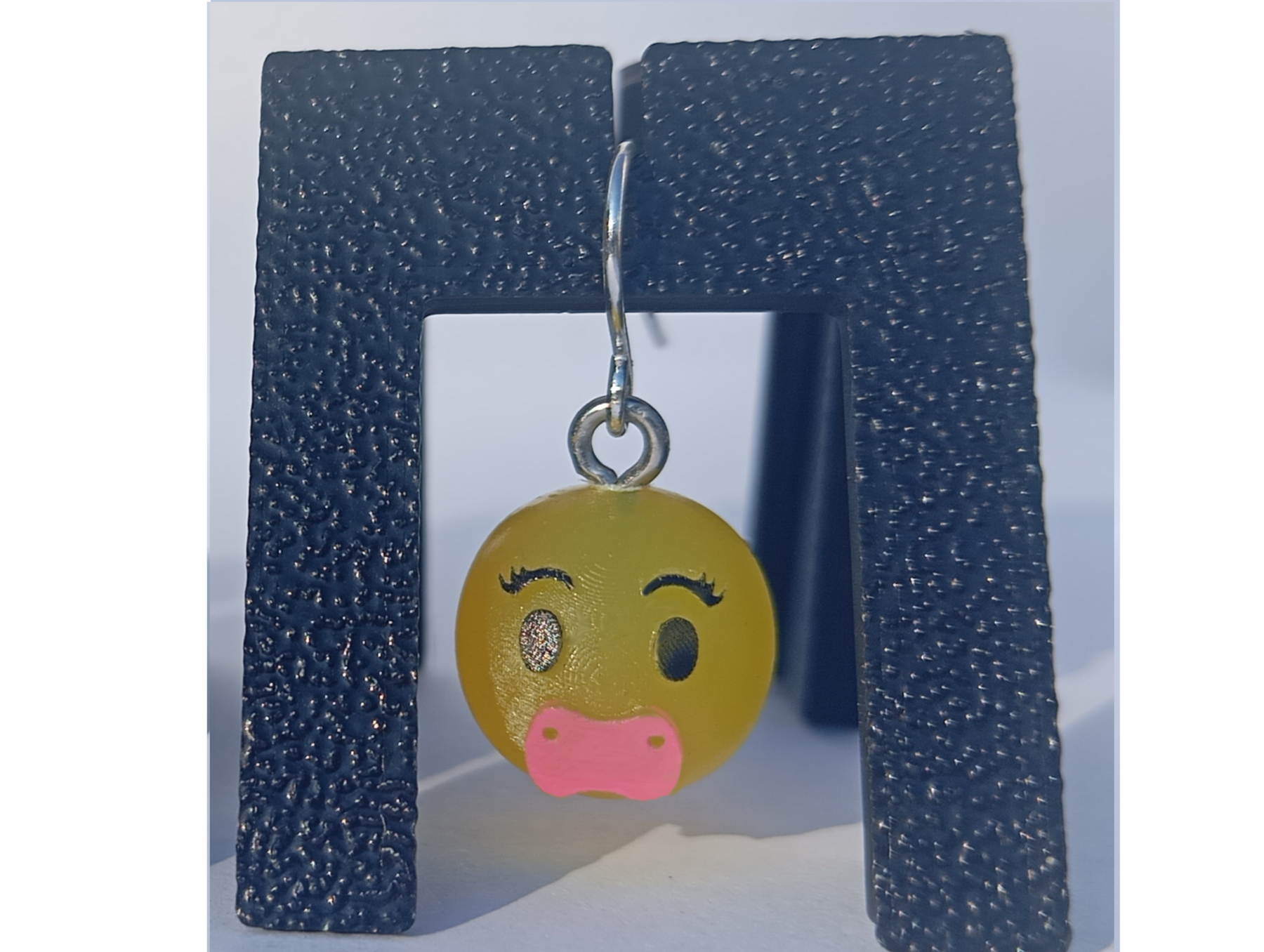 Boucles d'oreilles pendentifs émoji bébé