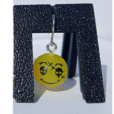 Boucles d'oreilles pendentifs émoji corsaire