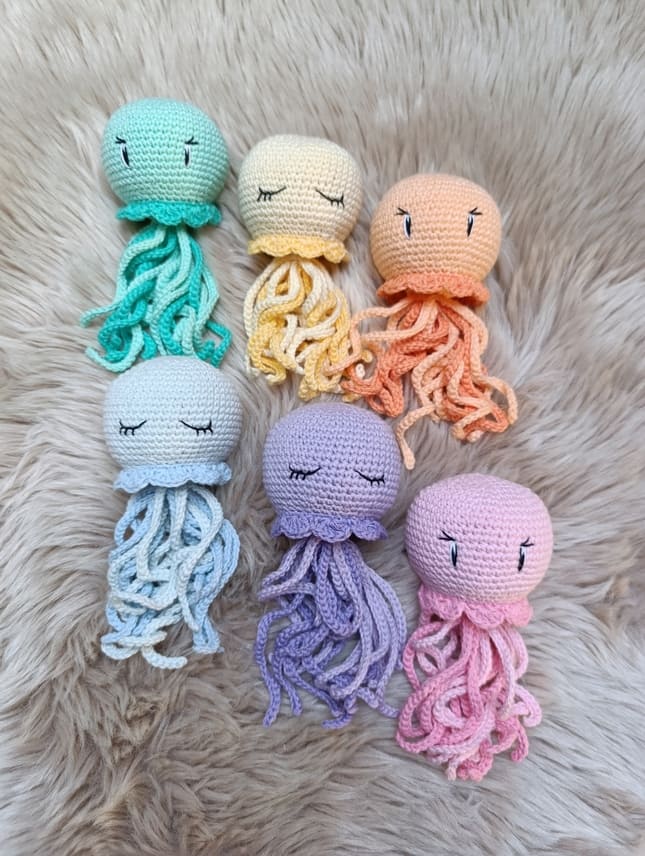 Doudou pieuvre en coton – Image 2