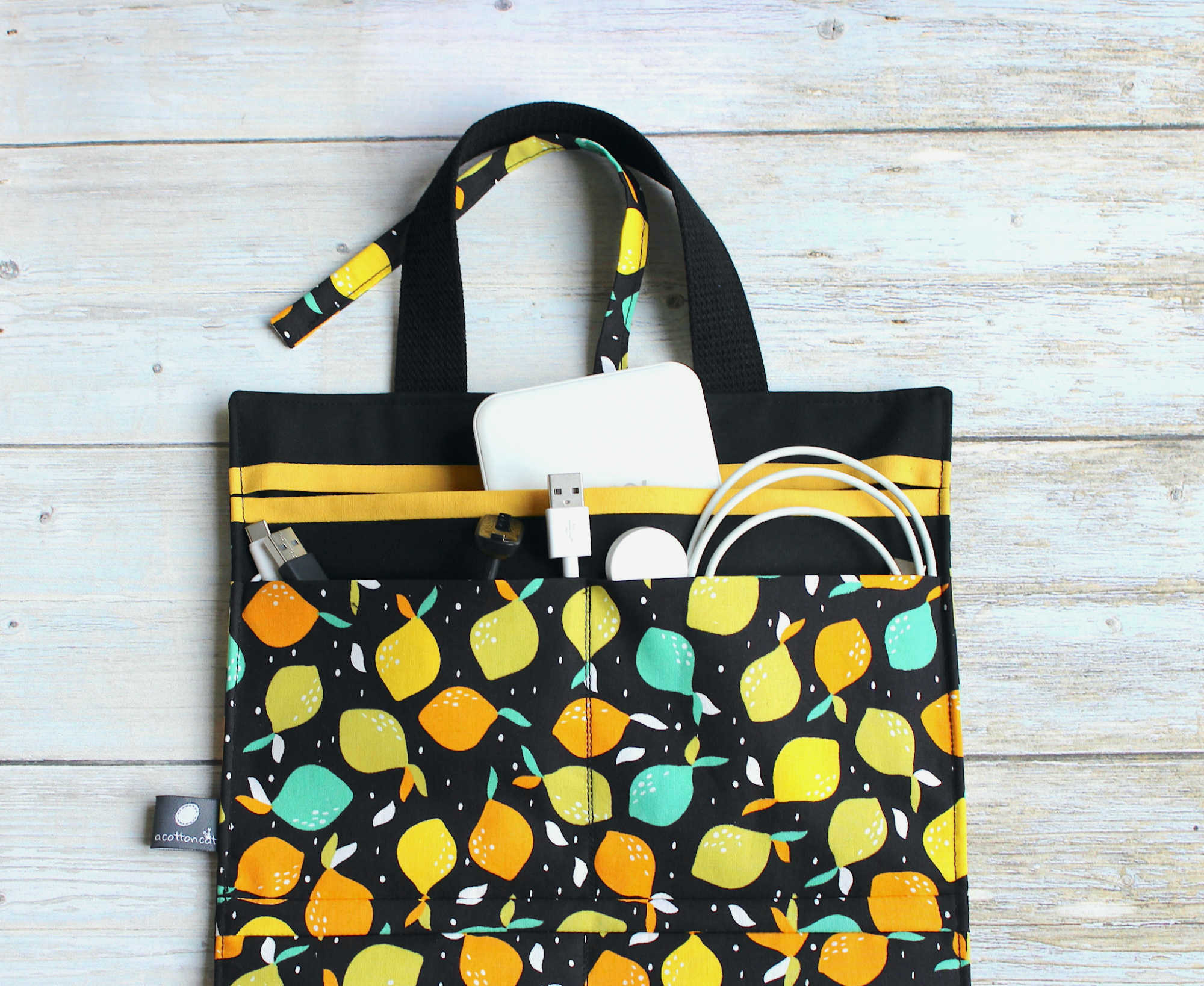 Pochette câbles et chargeurs, trousse organisateur accessoires électroniques – Image 4