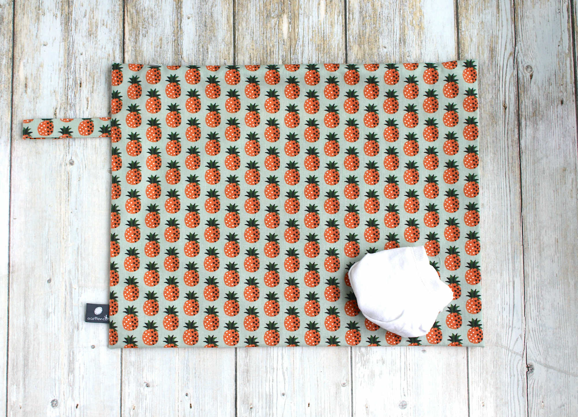 Lot 2 sacs à linge zippés, sac range sous vêtements, accessoire voyage – Image 3