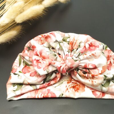 Bonnet turban coton bébé