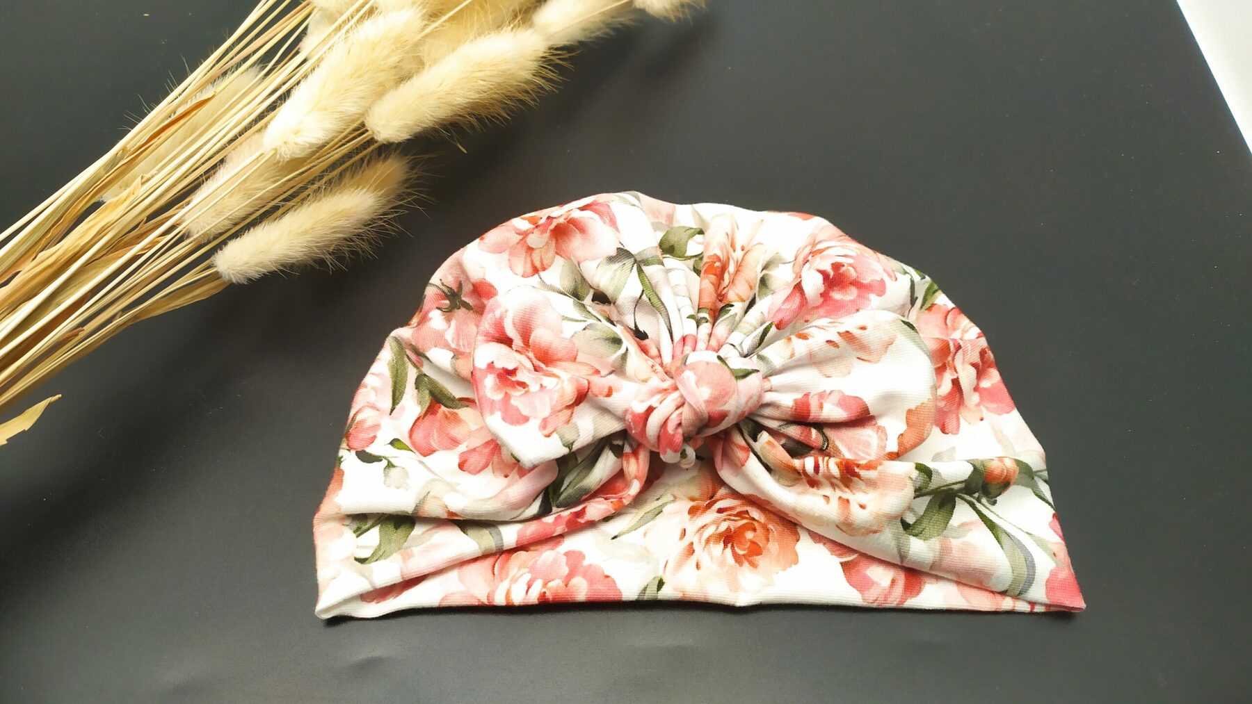 Bonnet turban coton bébé