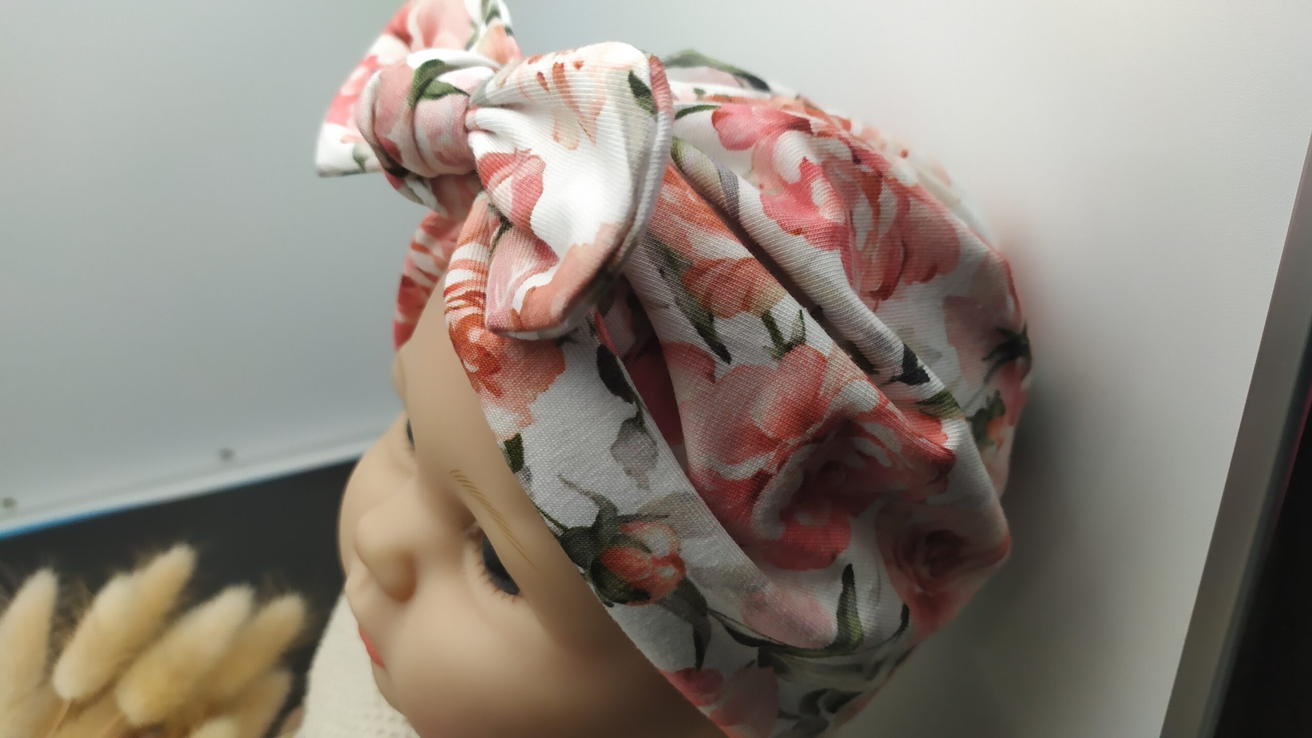 Bonnet turban coton bébé – Image 2