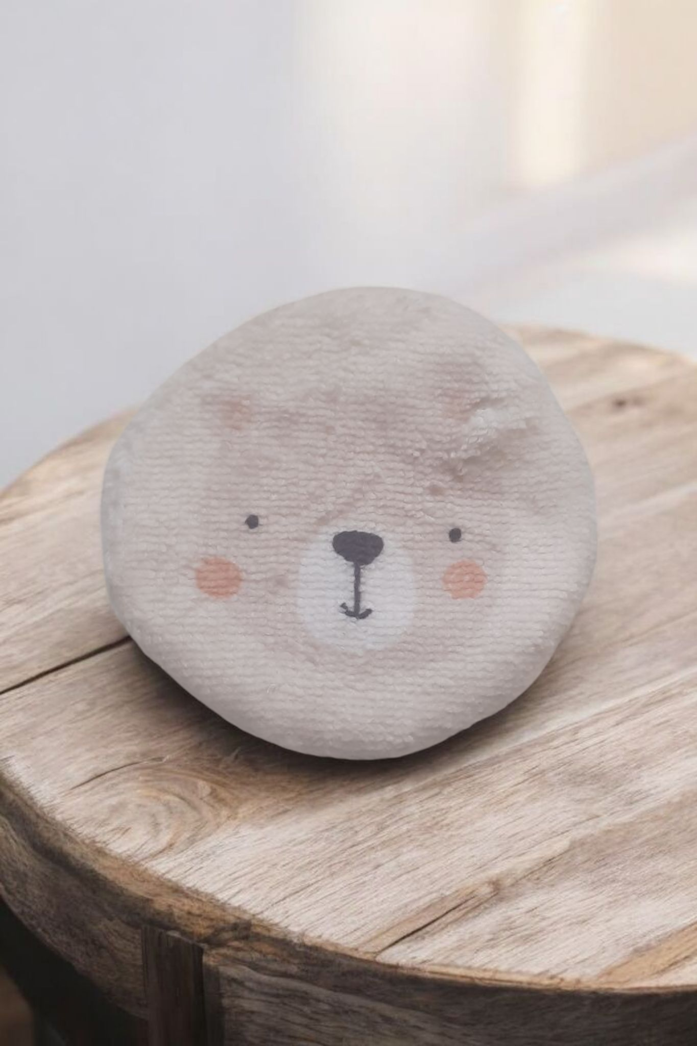 Lot de 4 Lingettes Lavables Rondes – Collection Petit Ourson – Image 5