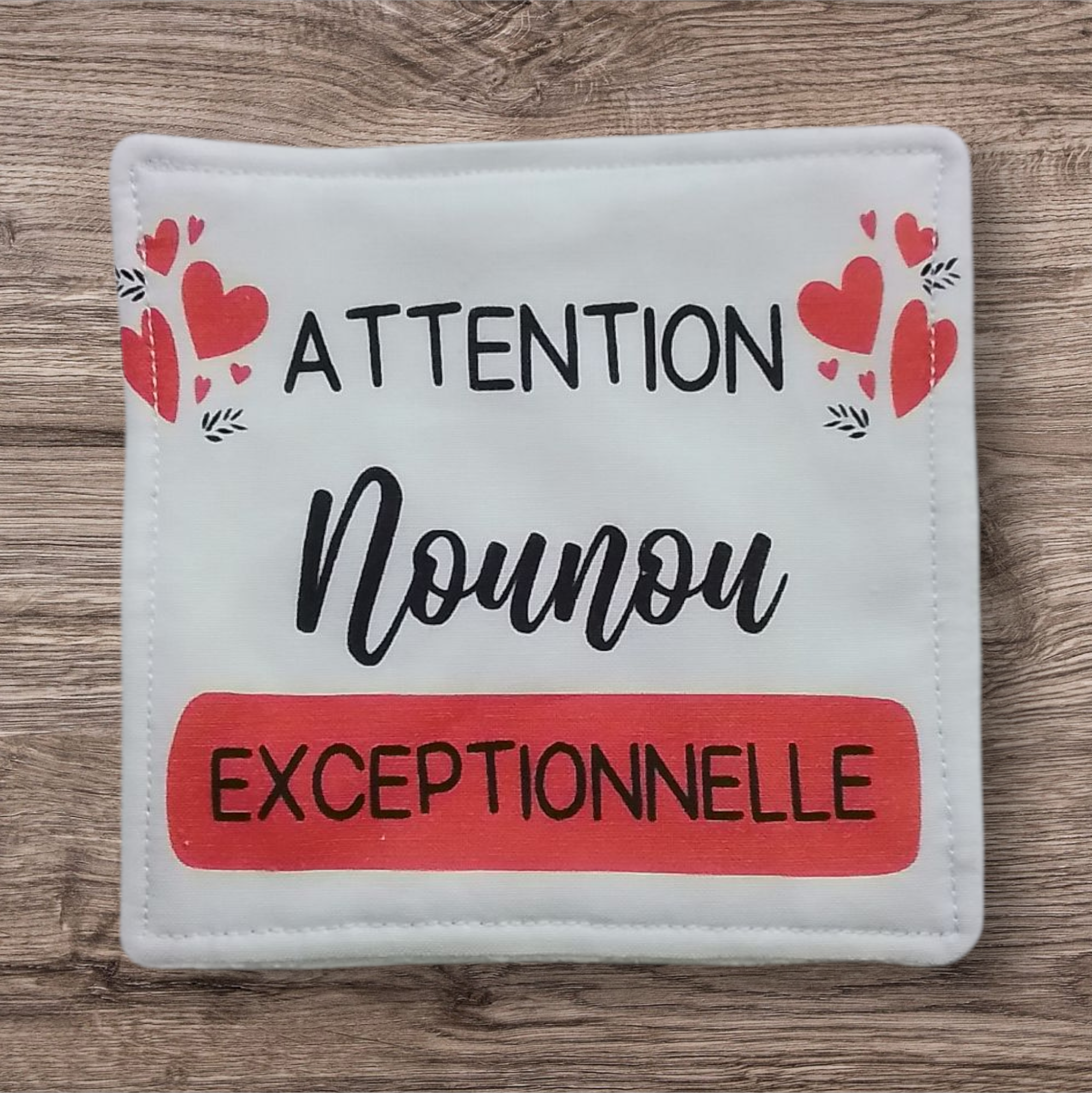 Lingettes démaquillantes personnalisées pour nounou – Lot de 4 – Image 4