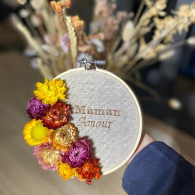 Tambour fleuri
